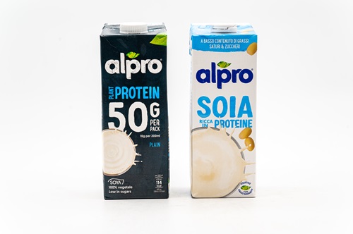 Latte di soia Alpro Plant Protein e Alpro soia